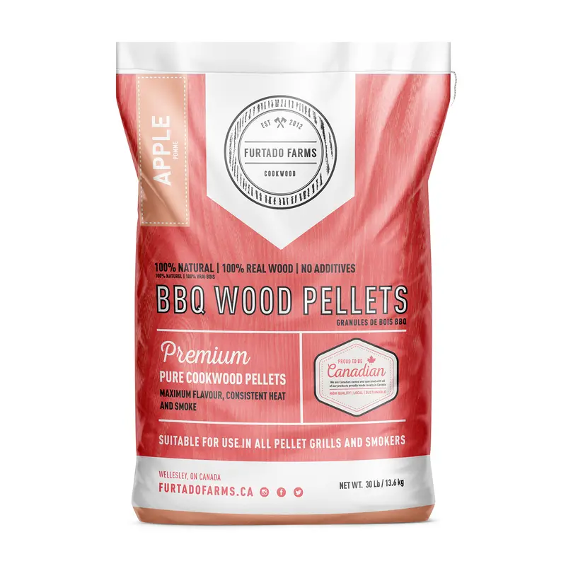 Apple Wood Pellets For Bbq – 30 Lb Bag 1