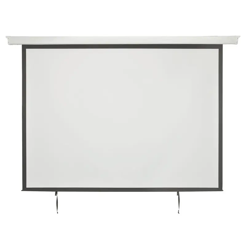 Av:Link 100-Inch 4:3 Electric Motorized Projector Screen – Matte White (952322) 1