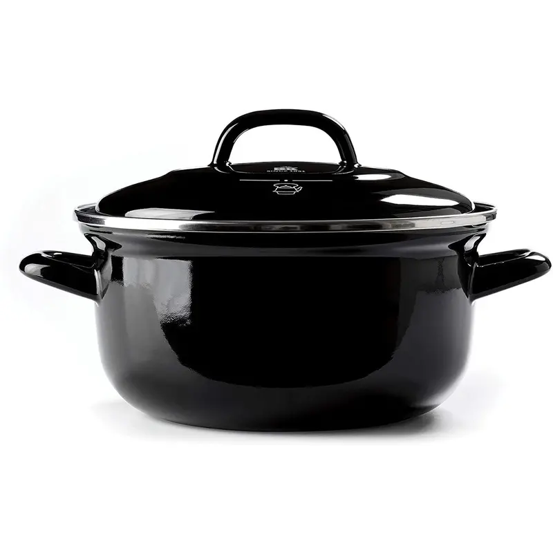 Bk Cookware Bv 2.5-Quart Dutch Oven – Matte Black Enameled Cast Iron, Cc002461-001 1