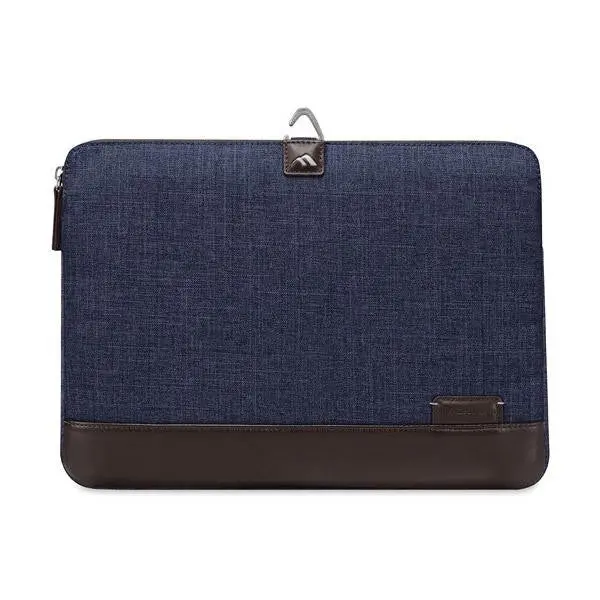 Brenthaven Collins 15-Inch Laptop And Tablet Sleeve In Indigo Chambray 1