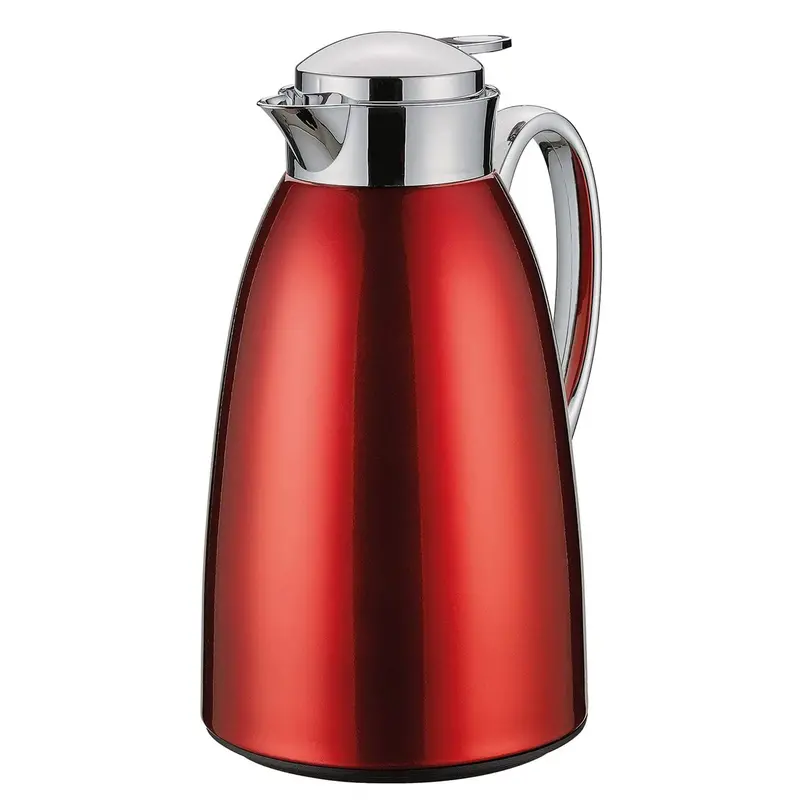 Cilio Venezia 1-Liter Vacuum-Insulated Stainless Steel Flask – Bold Red 1
