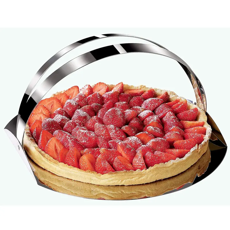 Cristel Extras 11-Inch Quick Turn-Out Flan Tin – 18/10 Stainless Steel Bakeware 1