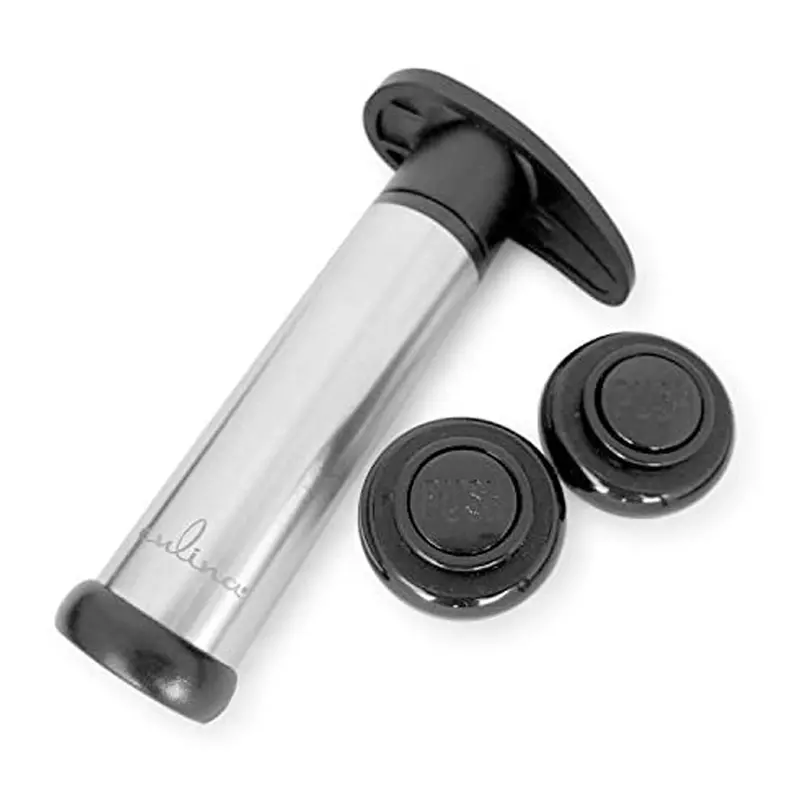 Culina Wine Preservation Kit – Vacuum Pump With Two Reusable Stoppers 1