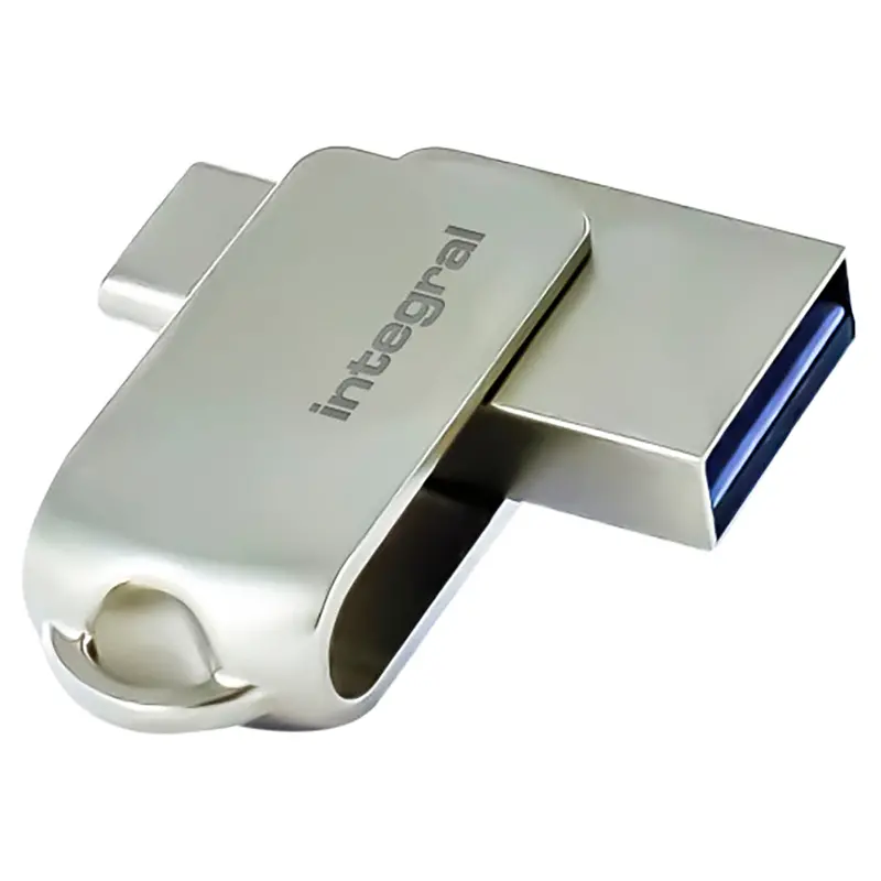 Integral 360-C Dual Usb 256Gb Flash Drive – High-Capacity Rotating Usb Drive | Infd256Gb360Cdl3.0 1