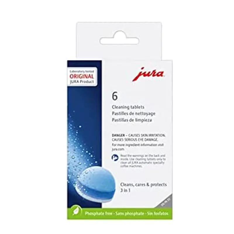 Jura 24224 Cleaning Tablets – 6-Count Pack For Automatic Coffee Machines 1