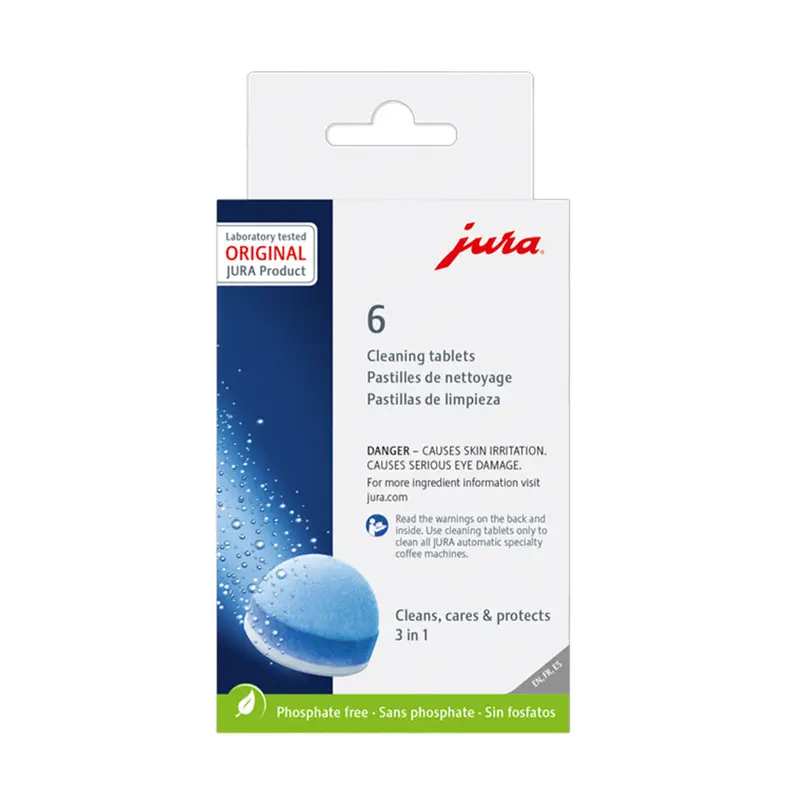 Jura 3-Phase Cleaning Tablets – 6-Count Maintenance Kit (24224) 1