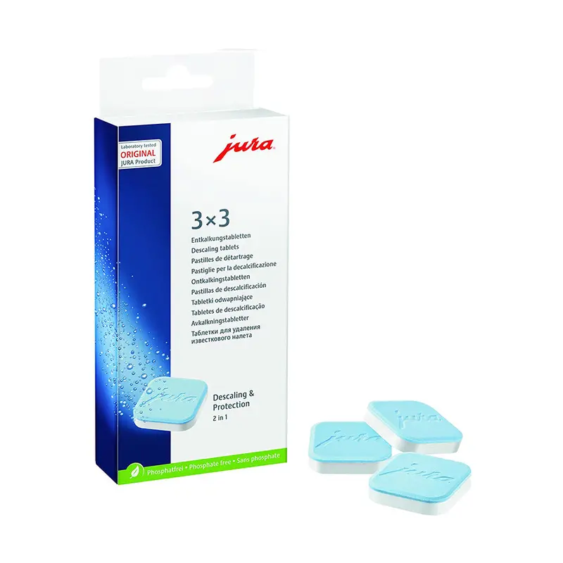 Jura Decalcifier Tablets – 9-Count Pack For Espresso Machine Maintenance 1
