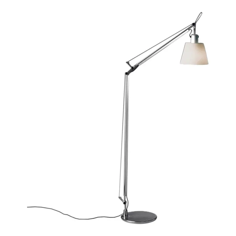 Tolomeo Reading Floor Lamp With Fabric Shade 1